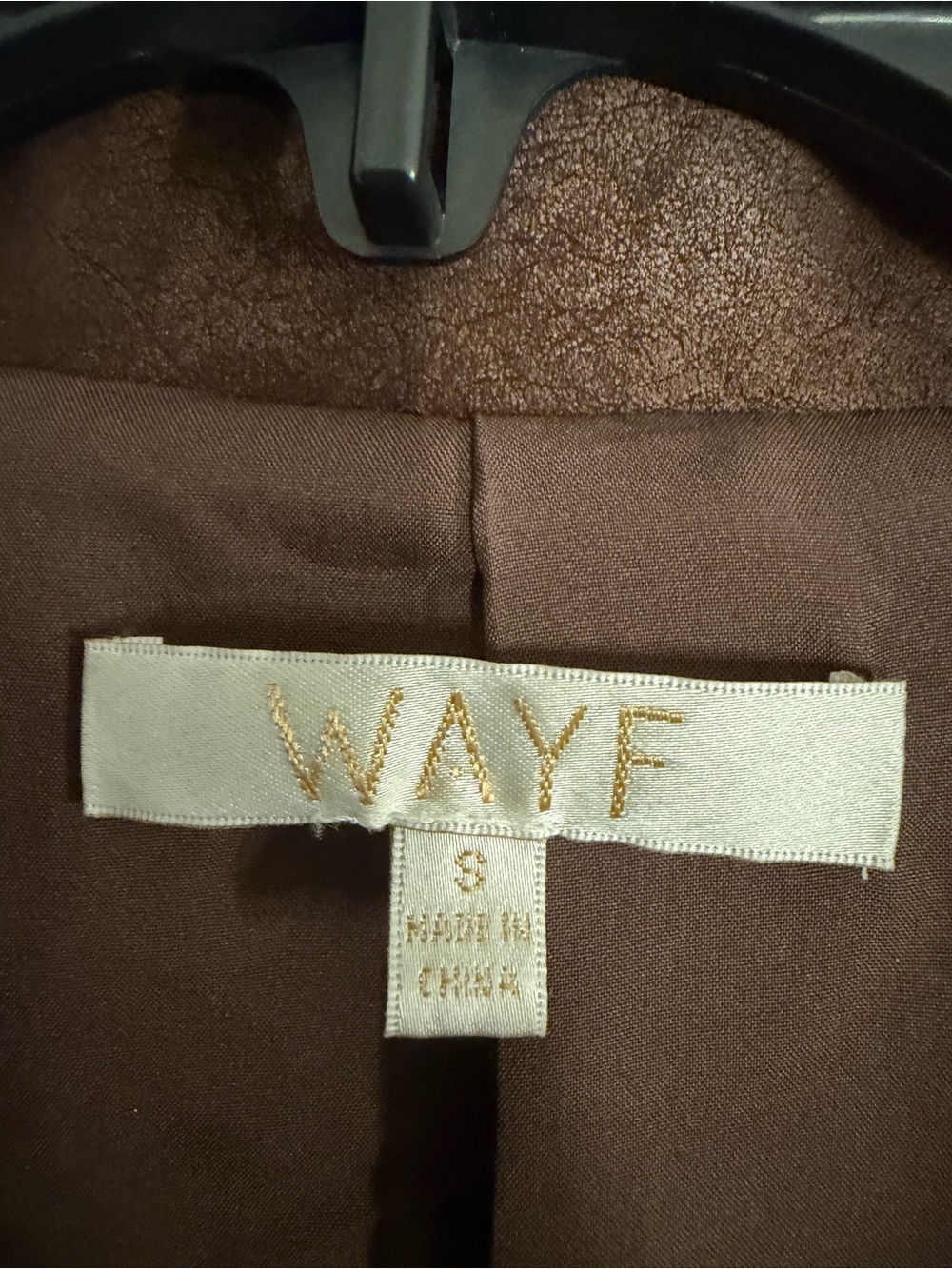 Brown Faux Suede Button-Front Jacket - Picture 5 of 7